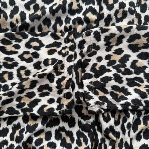 Kate Spade Animal Print Pajama Set 2pc Womens Size L Polyester Relaxed Fit - Picture 6 of 10